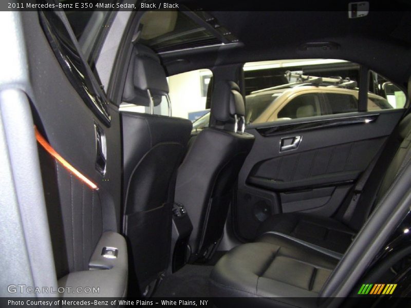 Black / Black 2011 Mercedes-Benz E 350 4Matic Sedan