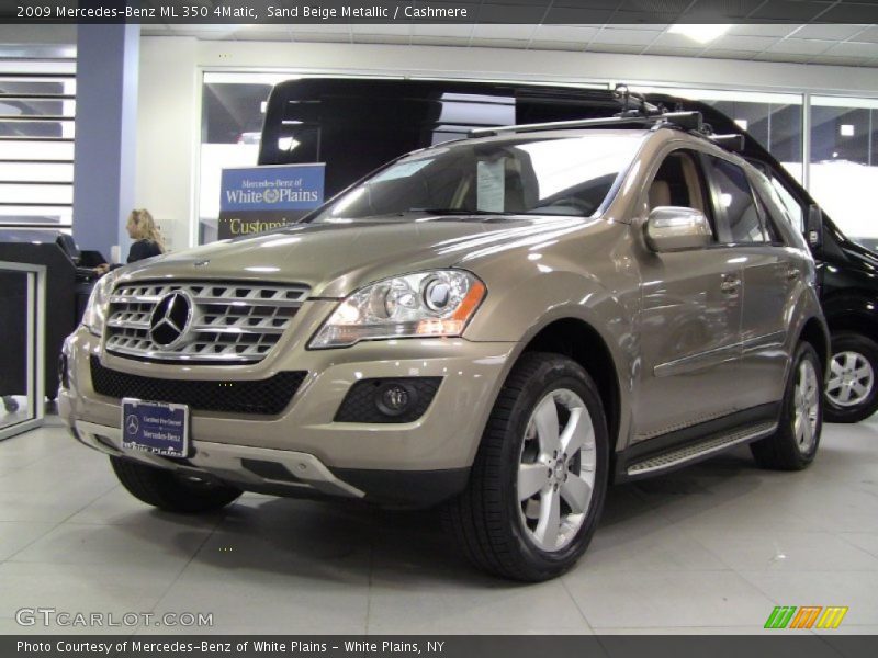 Sand Beige Metallic / Cashmere 2009 Mercedes-Benz ML 350 4Matic