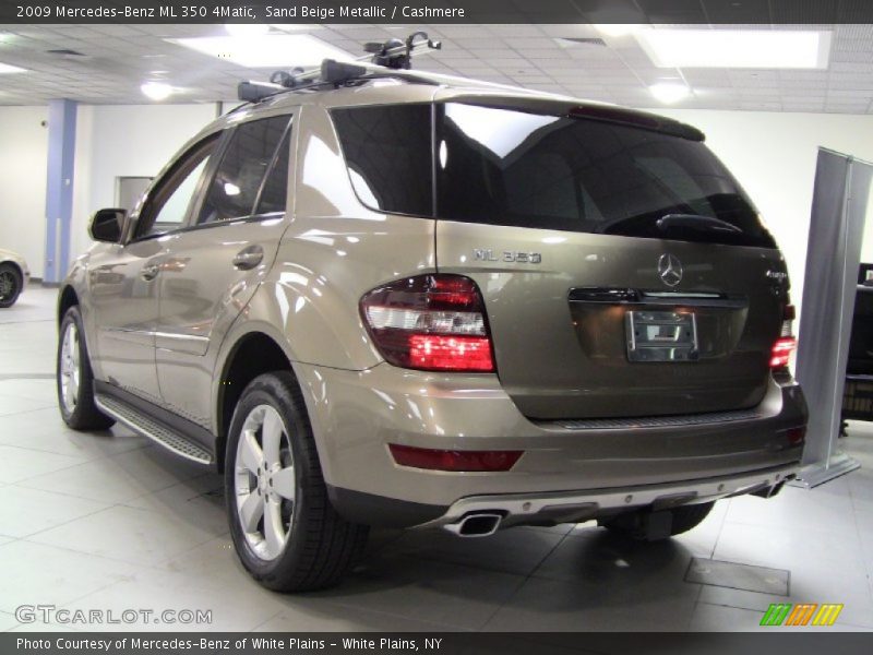 Sand Beige Metallic / Cashmere 2009 Mercedes-Benz ML 350 4Matic
