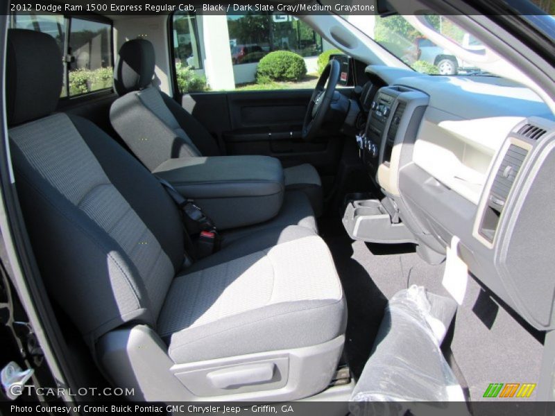 Black / Dark Slate Gray/Medium Graystone 2012 Dodge Ram 1500 Express Regular Cab