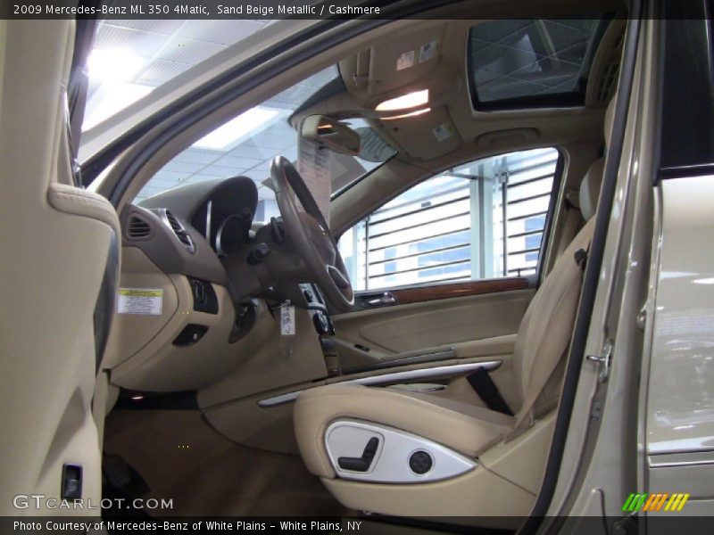 Sand Beige Metallic / Cashmere 2009 Mercedes-Benz ML 350 4Matic