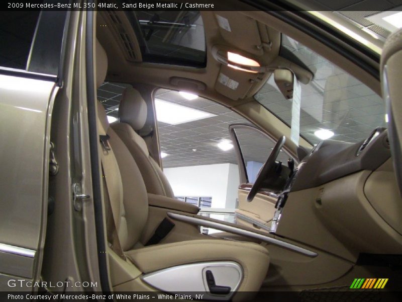 Sand Beige Metallic / Cashmere 2009 Mercedes-Benz ML 350 4Matic