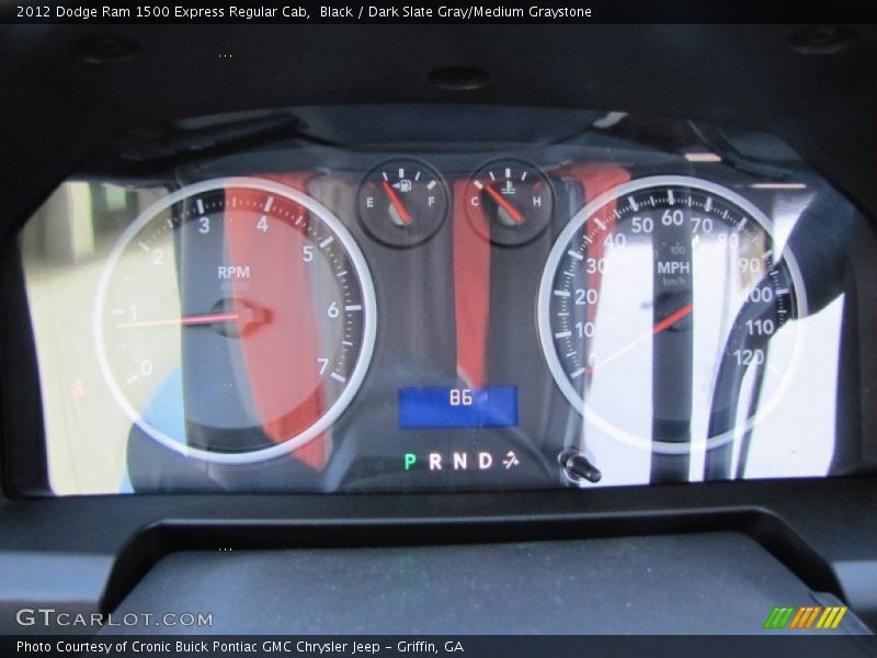 Black / Dark Slate Gray/Medium Graystone 2012 Dodge Ram 1500 Express Regular Cab