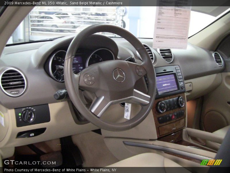 Sand Beige Metallic / Cashmere 2009 Mercedes-Benz ML 350 4Matic