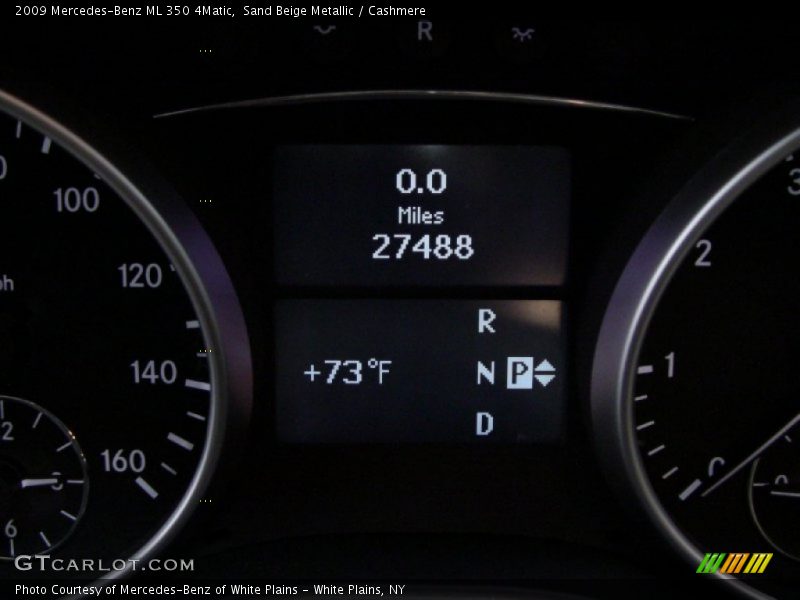 Sand Beige Metallic / Cashmere 2009 Mercedes-Benz ML 350 4Matic