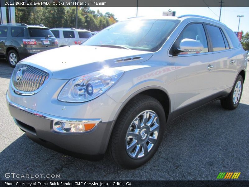 Quicksilver Metallic / Titanium 2012 Buick Enclave FWD