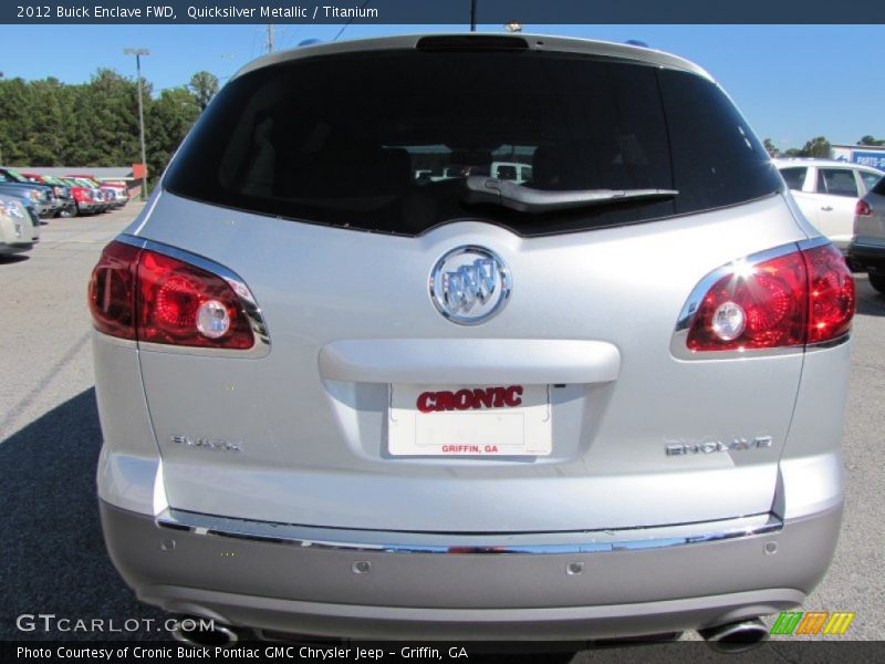 Quicksilver Metallic / Titanium 2012 Buick Enclave FWD