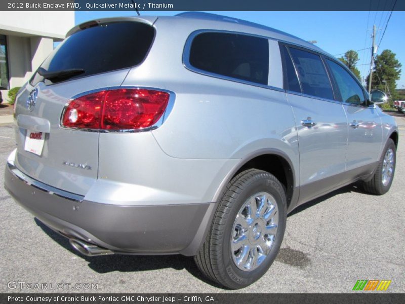 Quicksilver Metallic / Titanium 2012 Buick Enclave FWD