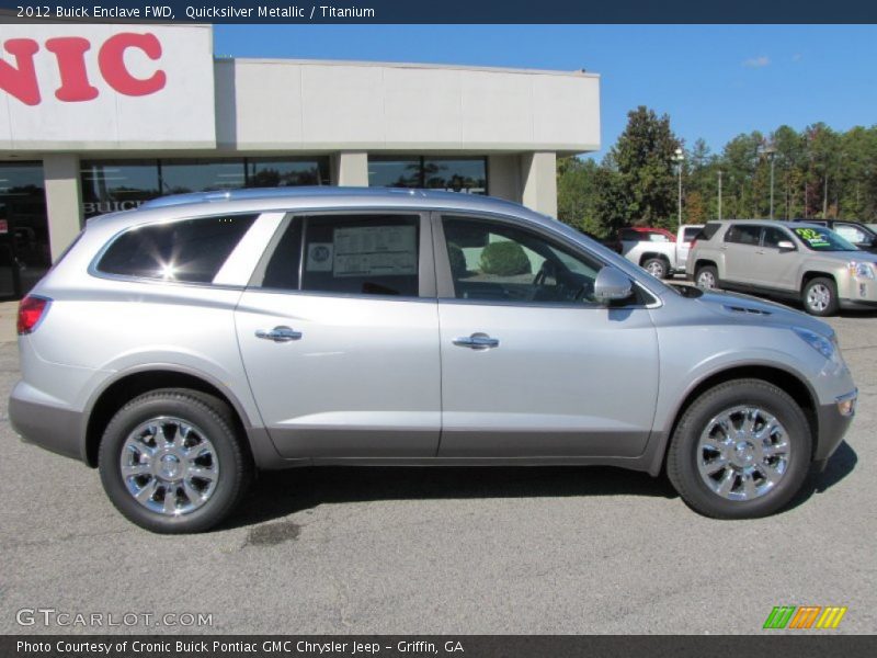 Quicksilver Metallic / Titanium 2012 Buick Enclave FWD