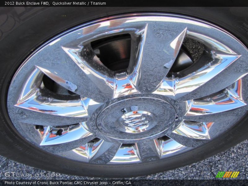 Quicksilver Metallic / Titanium 2012 Buick Enclave FWD