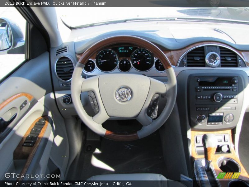 Quicksilver Metallic / Titanium 2012 Buick Enclave FWD