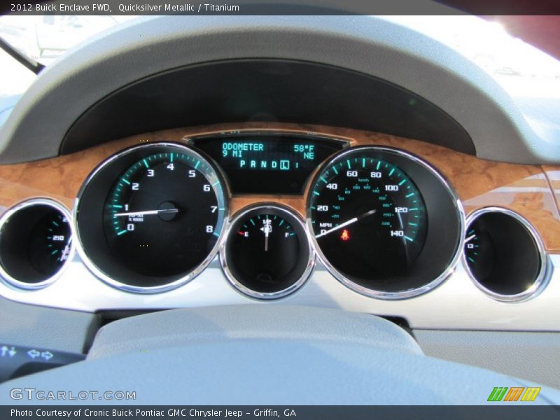 Quicksilver Metallic / Titanium 2012 Buick Enclave FWD