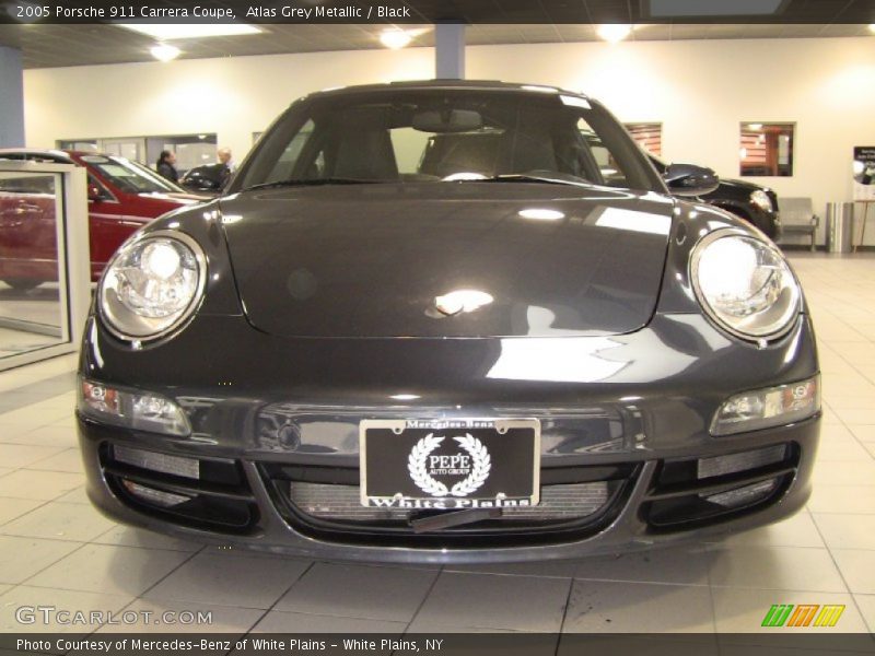 Atlas Grey Metallic / Black 2005 Porsche 911 Carrera Coupe