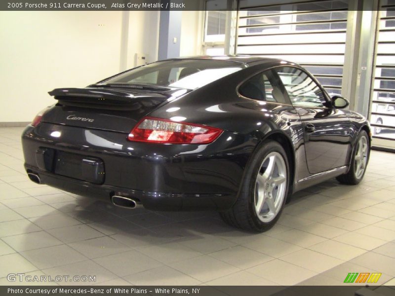 Atlas Grey Metallic / Black 2005 Porsche 911 Carrera Coupe