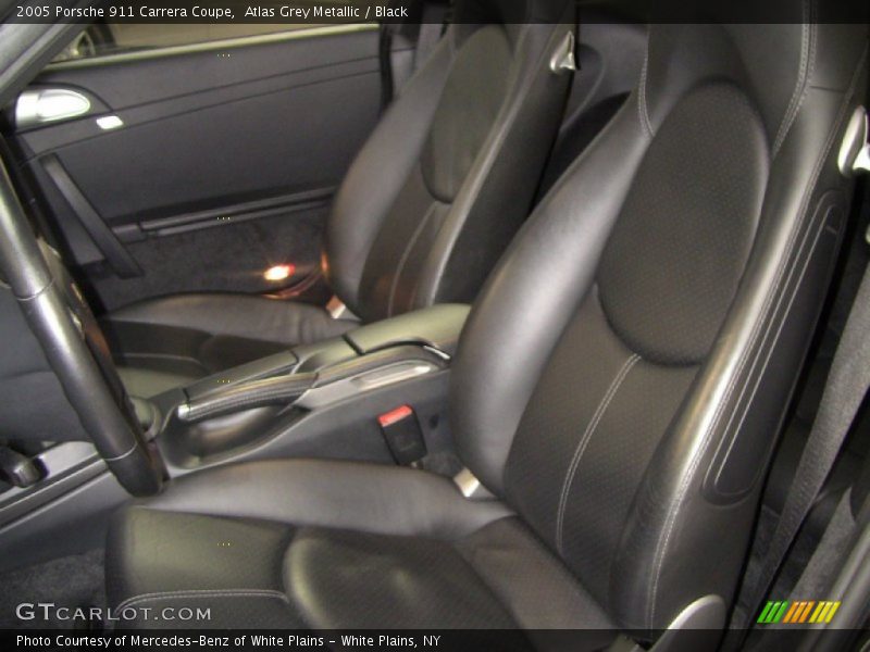 Atlas Grey Metallic / Black 2005 Porsche 911 Carrera Coupe