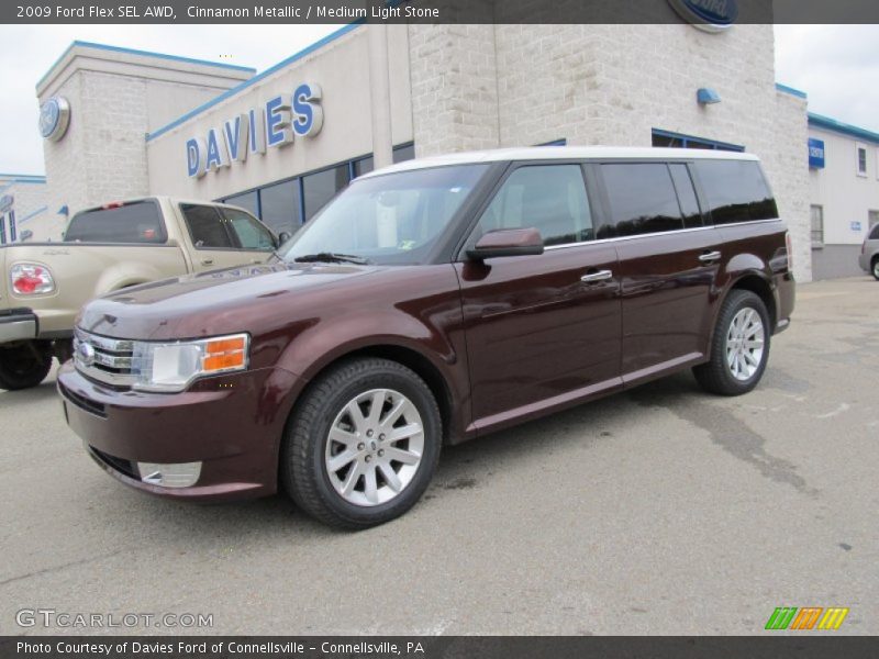 Cinnamon Metallic / Medium Light Stone 2009 Ford Flex SEL AWD