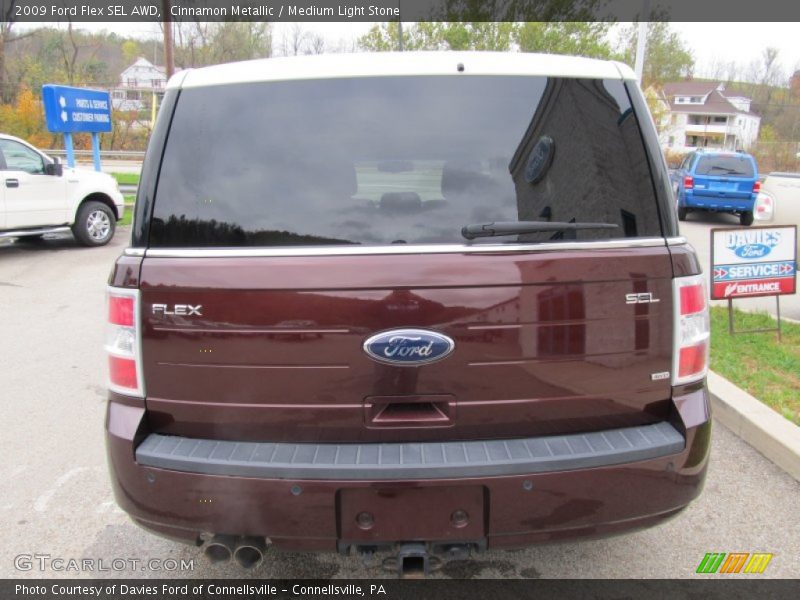 Cinnamon Metallic / Medium Light Stone 2009 Ford Flex SEL AWD