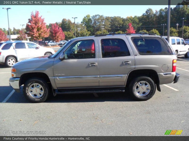 Pewter Metallic / Neutral Tan/Shale 2001 GMC Yukon SLT 4x4