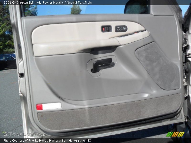Pewter Metallic / Neutral Tan/Shale 2001 GMC Yukon SLT 4x4