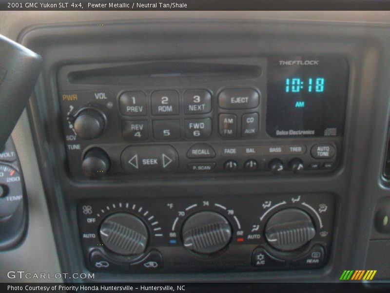 Pewter Metallic / Neutral Tan/Shale 2001 GMC Yukon SLT 4x4