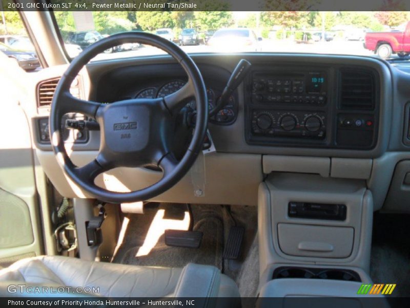 Pewter Metallic / Neutral Tan/Shale 2001 GMC Yukon SLT 4x4