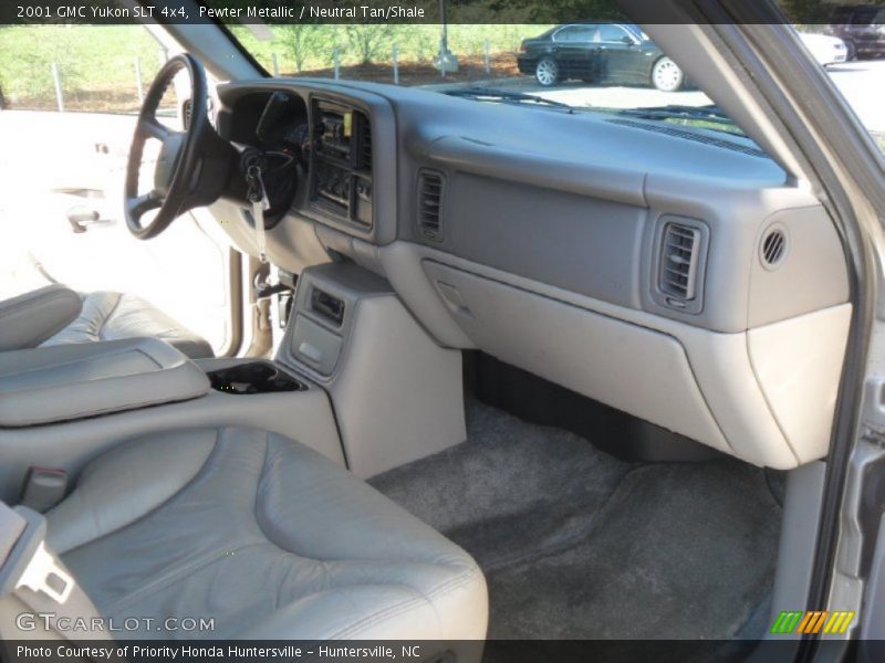 Pewter Metallic / Neutral Tan/Shale 2001 GMC Yukon SLT 4x4