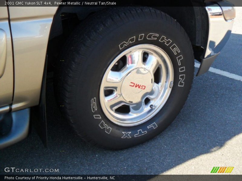 Pewter Metallic / Neutral Tan/Shale 2001 GMC Yukon SLT 4x4