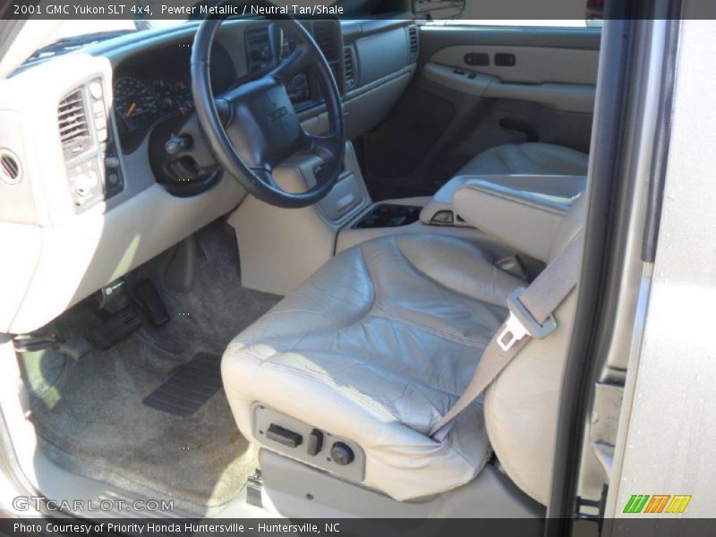 Pewter Metallic / Neutral Tan/Shale 2001 GMC Yukon SLT 4x4