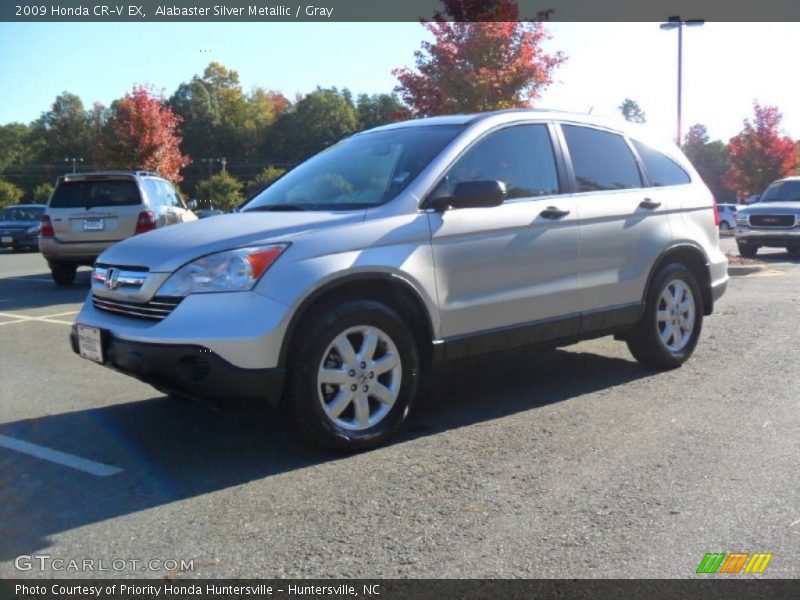 Alabaster Silver Metallic / Gray 2009 Honda CR-V EX