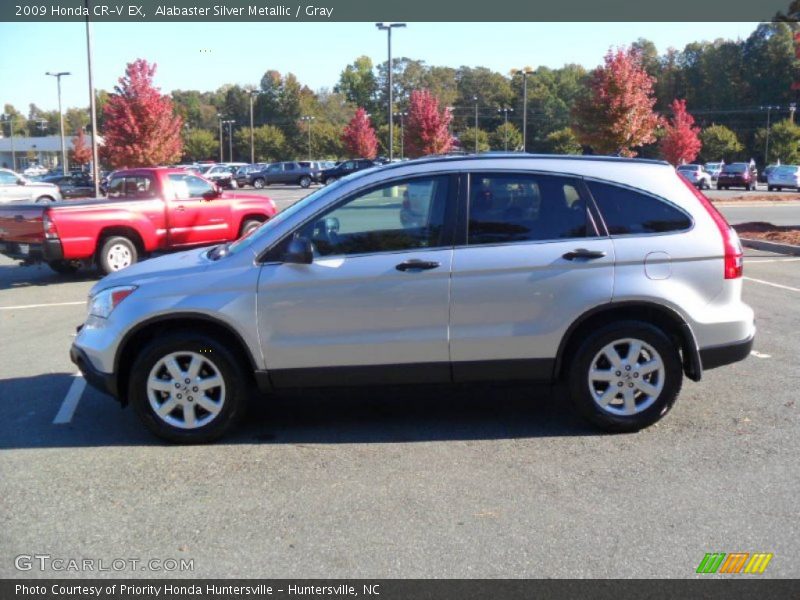 Alabaster Silver Metallic / Gray 2009 Honda CR-V EX