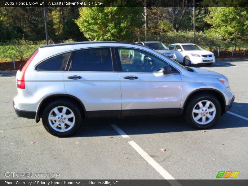 Alabaster Silver Metallic / Gray 2009 Honda CR-V EX