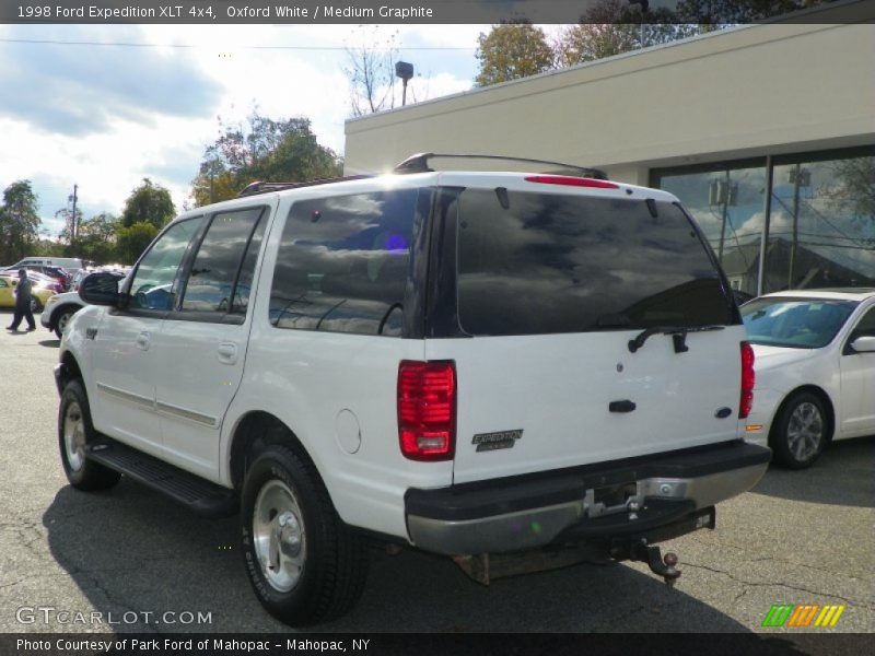 Oxford White / Medium Graphite 1998 Ford Expedition XLT 4x4
