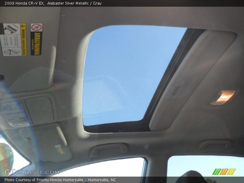 Alabaster Silver Metallic / Gray 2009 Honda CR-V EX