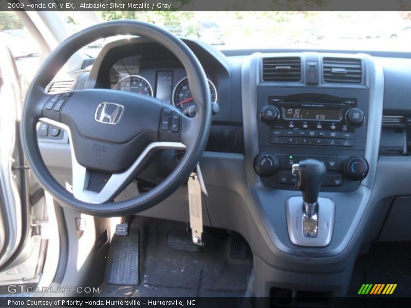 Alabaster Silver Metallic / Gray 2009 Honda CR-V EX
