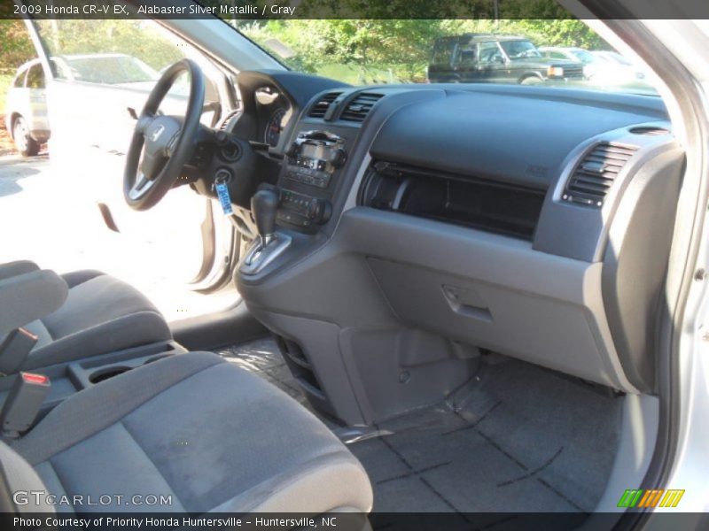 Alabaster Silver Metallic / Gray 2009 Honda CR-V EX
