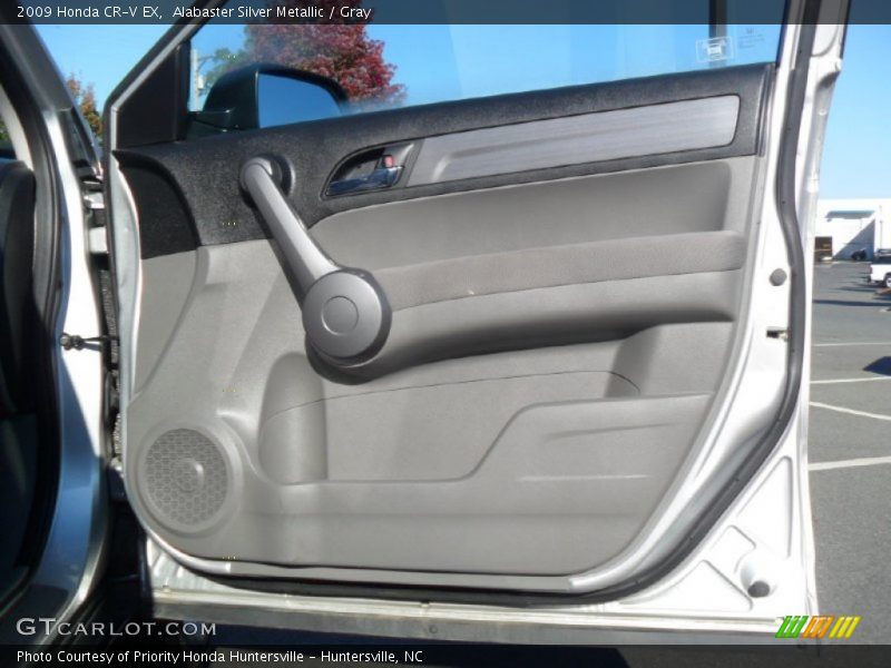 Alabaster Silver Metallic / Gray 2009 Honda CR-V EX