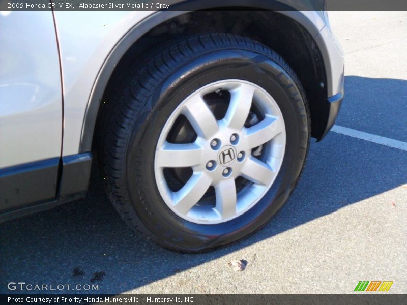 Alabaster Silver Metallic / Gray 2009 Honda CR-V EX
