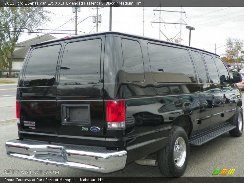 Black / Medium Flint 2011 Ford E Series Van E350 XLT Extended Passenger