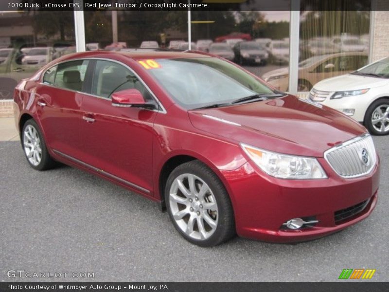 Red Jewel Tintcoat / Cocoa/Light Cashmere 2010 Buick LaCrosse CXS