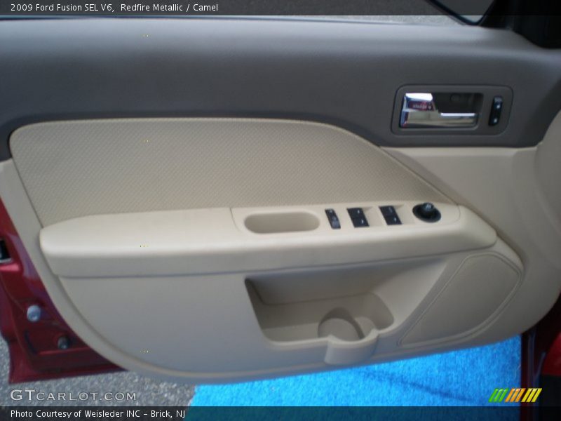 Redfire Metallic / Camel 2009 Ford Fusion SEL V6