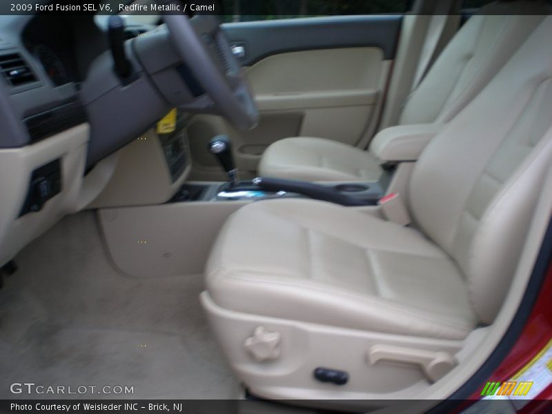 Redfire Metallic / Camel 2009 Ford Fusion SEL V6