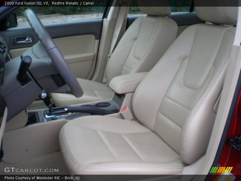 Redfire Metallic / Camel 2009 Ford Fusion SEL V6