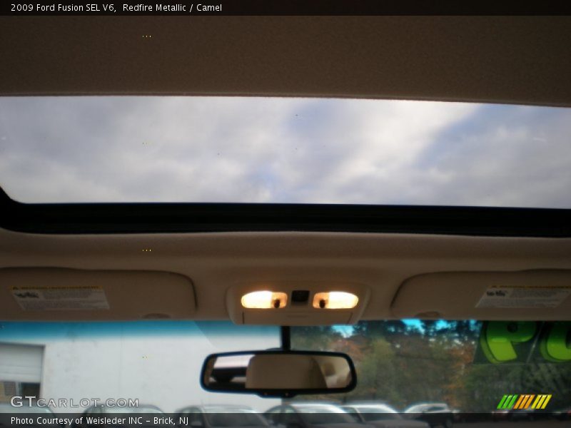 Redfire Metallic / Camel 2009 Ford Fusion SEL V6
