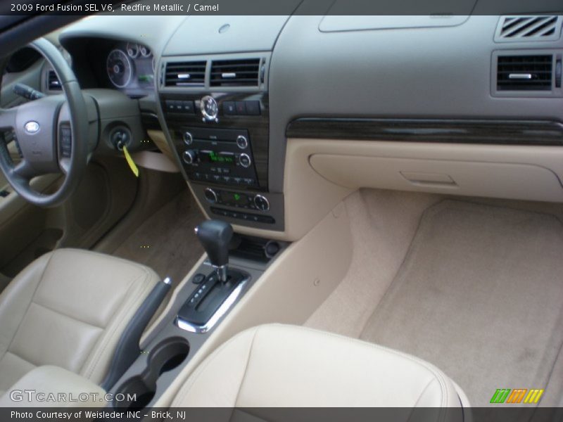Redfire Metallic / Camel 2009 Ford Fusion SEL V6