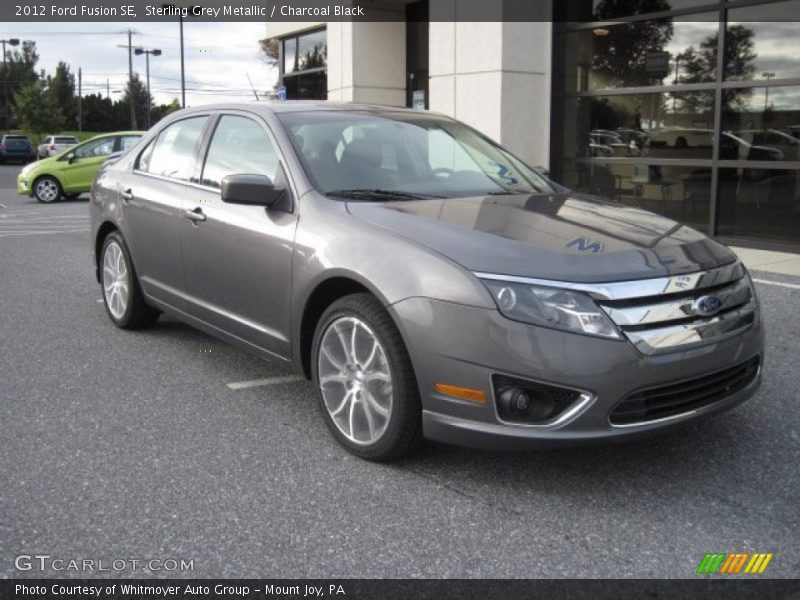 Sterling Grey Metallic / Charcoal Black 2012 Ford Fusion SE