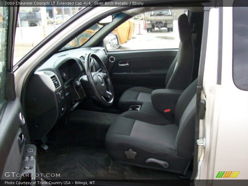 Silver Birch Metallic / Ebony 2009 Chevrolet Colorado LT Extended Cab 4x4