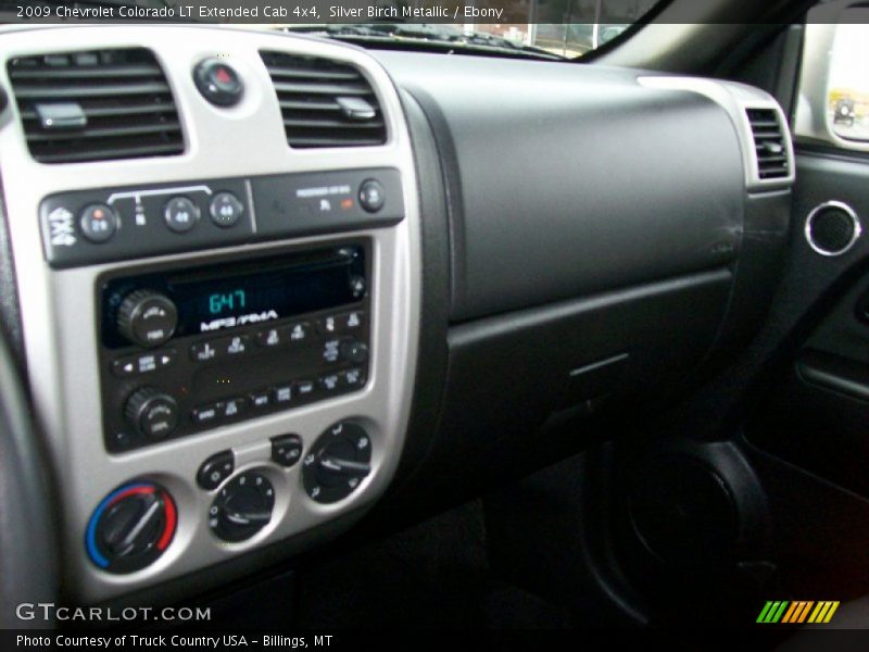 Silver Birch Metallic / Ebony 2009 Chevrolet Colorado LT Extended Cab 4x4