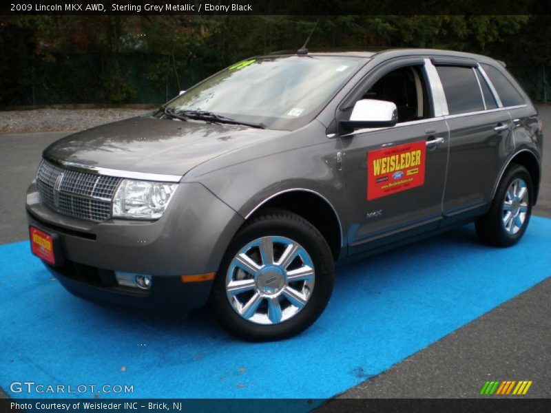 Sterling Grey Metallic / Ebony Black 2009 Lincoln MKX AWD