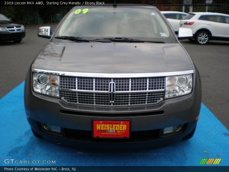 Sterling Grey Metallic / Ebony Black 2009 Lincoln MKX AWD