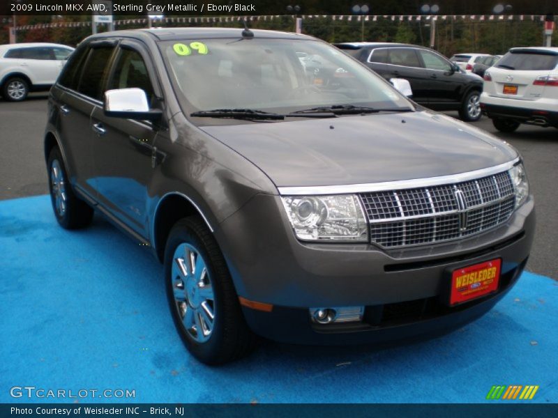 Sterling Grey Metallic / Ebony Black 2009 Lincoln MKX AWD